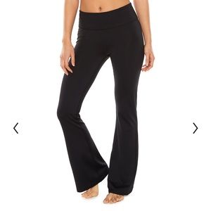 Gaiam Om High Rise Pocket Yoga Flare Leggings